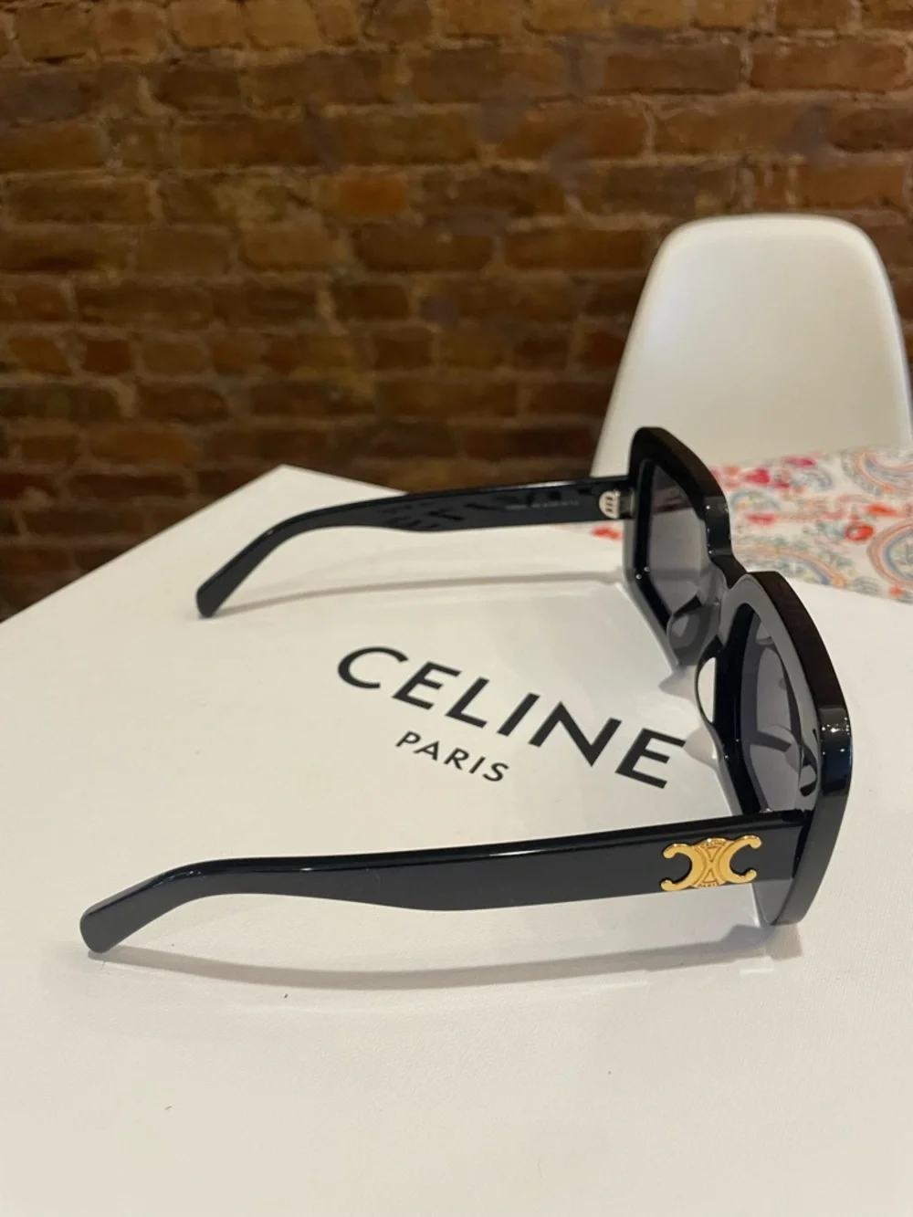 Celine Black Square Oversized Sunglasses - brand new - Picture 3 of 6